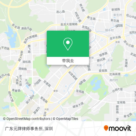 广东元牌律师事务所地图