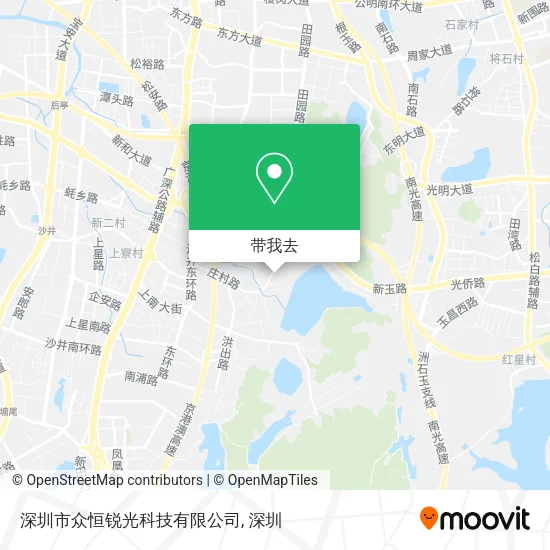 深圳市众恒锐光科技有限公司地图
