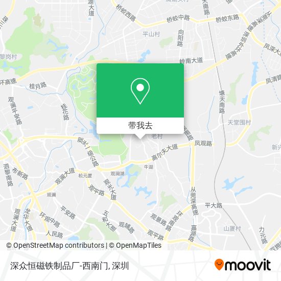 深众恒磁铁制品厂-西南门地图