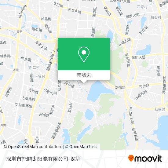 深圳市托鹏太阳能有限公司地图