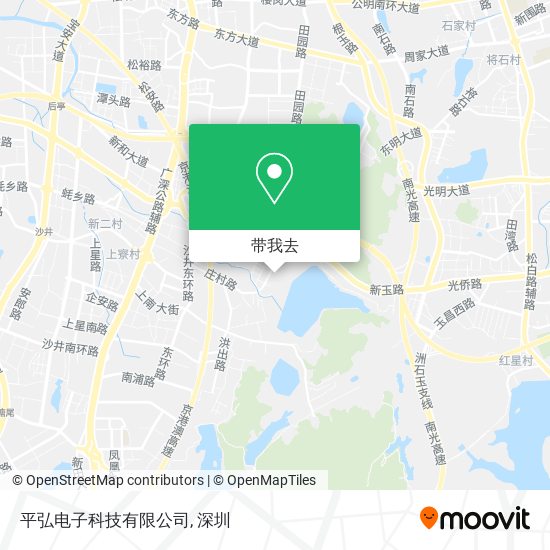 平弘电子科技有限公司地图