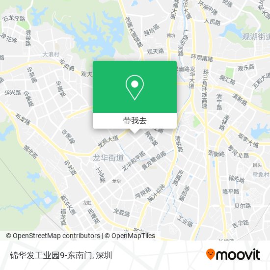 锦华发工业园9-东南门地图