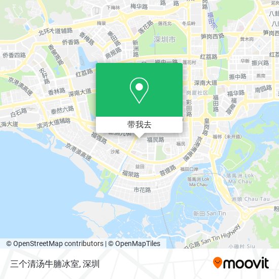 三个清汤牛腩冰室地图