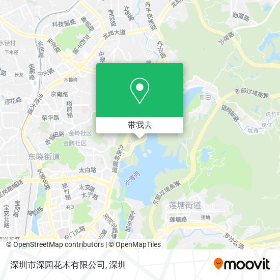 深圳市深园花木有限公司地图