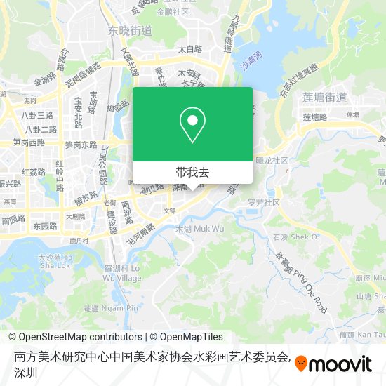 南方美术研究中心中国美术家协会水彩画艺术委员会地图