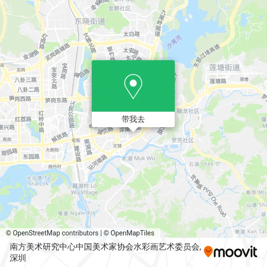 南方美术研究中心中国美术家协会水彩画艺术委员会地图