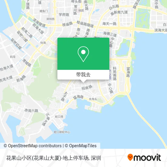花果山小区(花果山大厦)-地上停车场地图