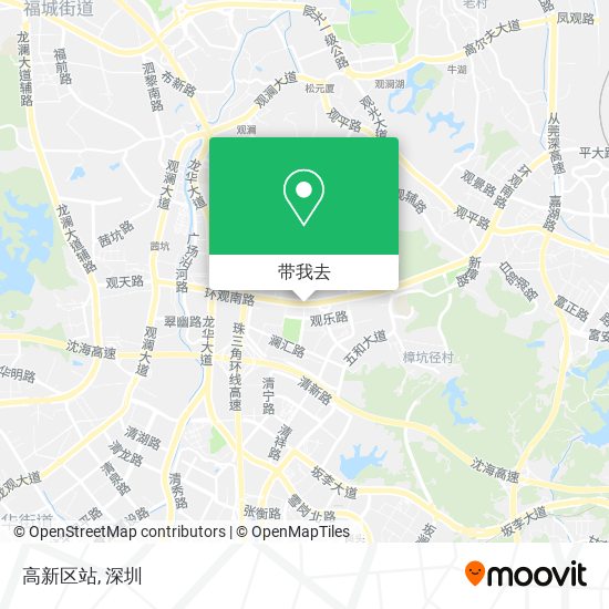 高新区站地图