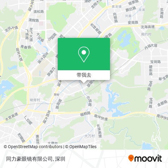 同力豪眼镜有限公司地图