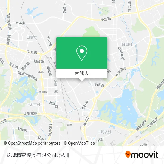 龙城精密模具有限公司地图