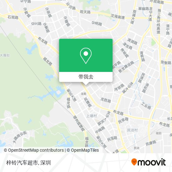梓铃汽车超市地图
