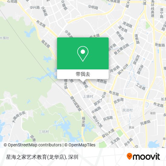 星海之家艺术教育(龙华店)地图