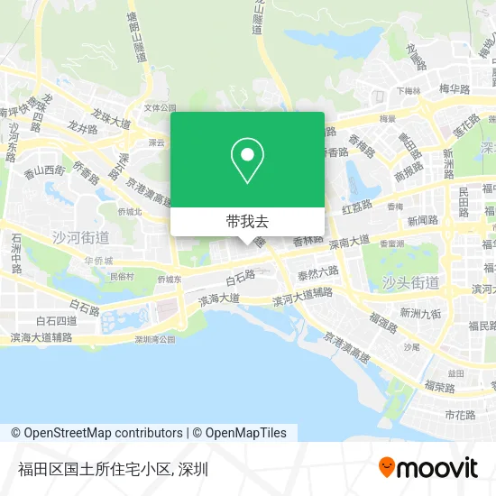 福田区国土所住宅小区地图