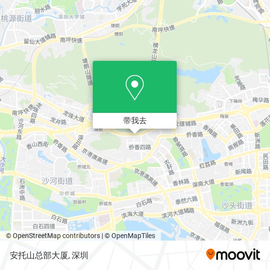 安托山总部大厦地图