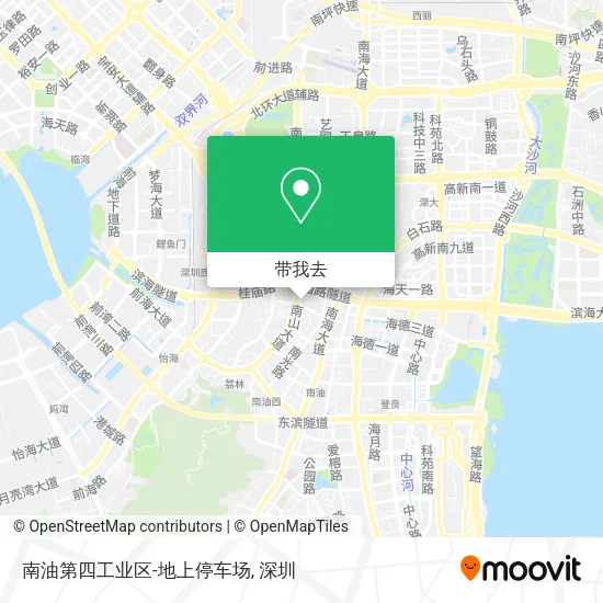 南油第四工业区-地上停车场地图