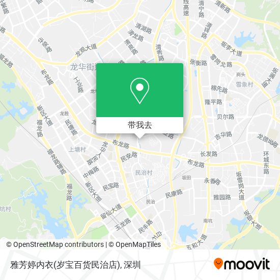 雅芳婷内衣(岁宝百货民治店)地图