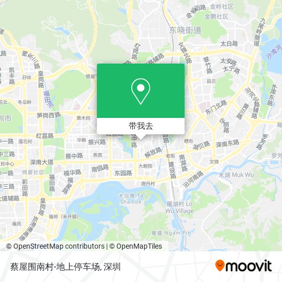 蔡屋围南村-地上停车场地图