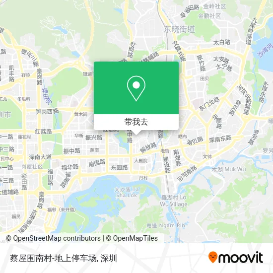 蔡屋围南村-地上停车场地图
