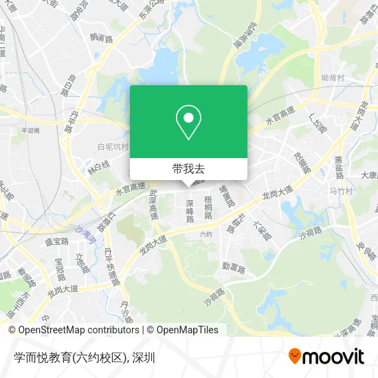 学而悦教育(六约校区)地图