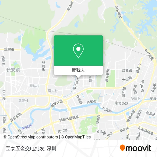 宝泰五金交电批发地图