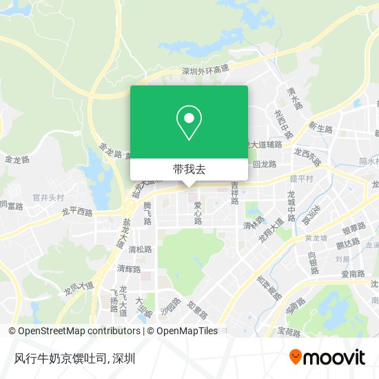 风行牛奶京馔吐司地图