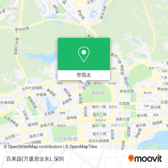 百果园(万厦居业东)地图