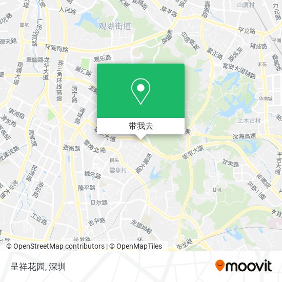 呈祥花园地图