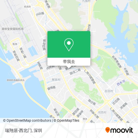瑞翔居-西北门地图