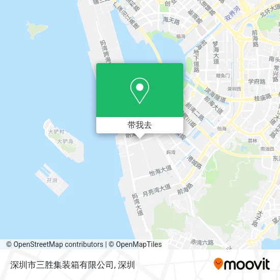 深圳市三胜集装箱有限公司地图