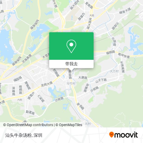 汕头牛杂汤粉地图