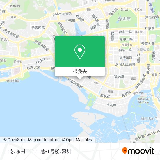 上沙东村二十二巷-1号楼地图