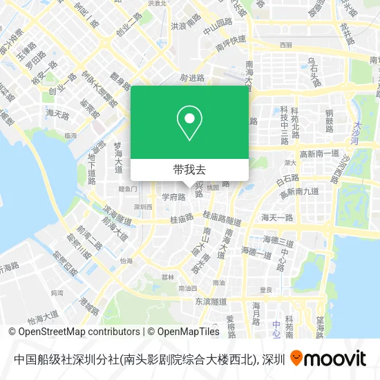 中国船级社深圳分社(南头影剧院综合大楼西北)地图