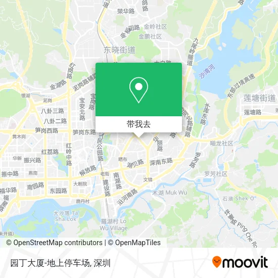 园丁大厦-地上停车场地图