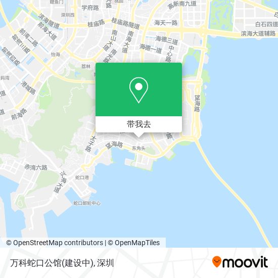 万科蛇口公馆(建设中)地图