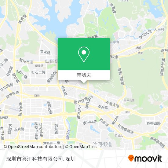深圳市兴汇科技有限公司地图
