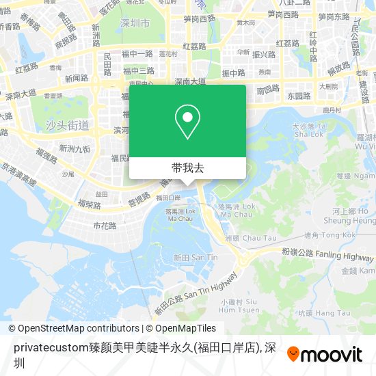 privatecustom臻颜美甲美睫半永久(福田口岸店)地图