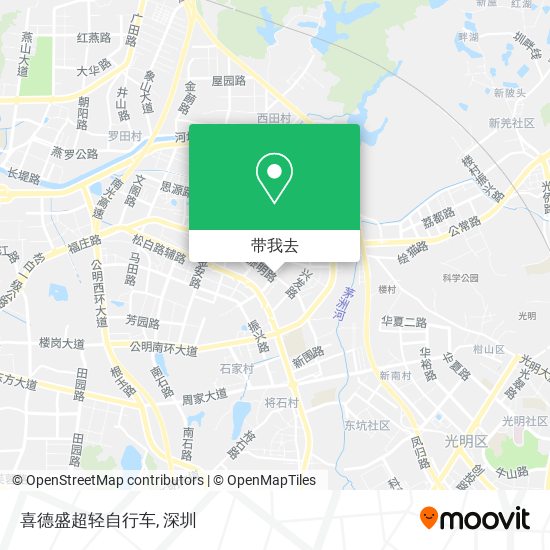 喜德盛超轻自行车地图