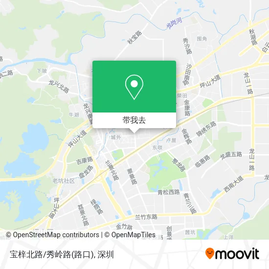 宝梓北路/秀岭路(路口)地图