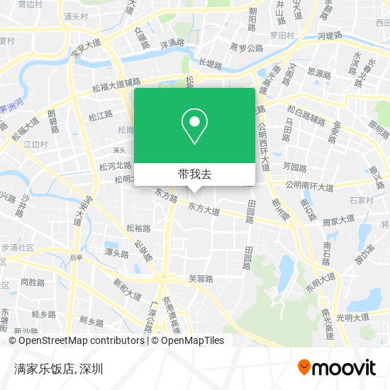满家乐饭店地图