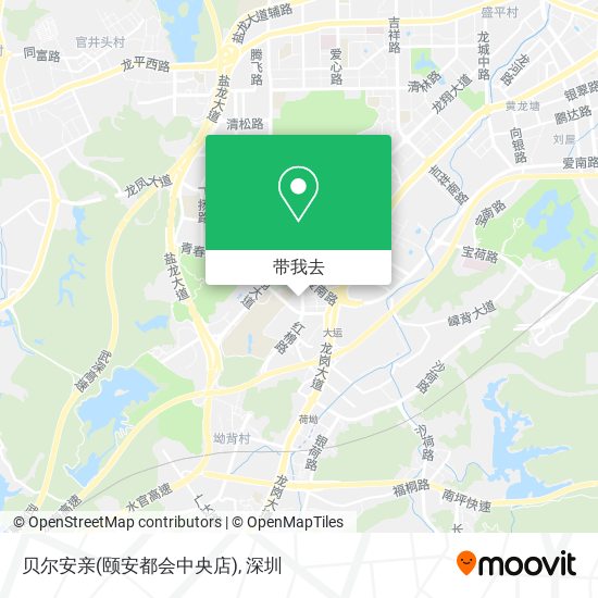 贝尔安亲(颐安都会中央店)地图