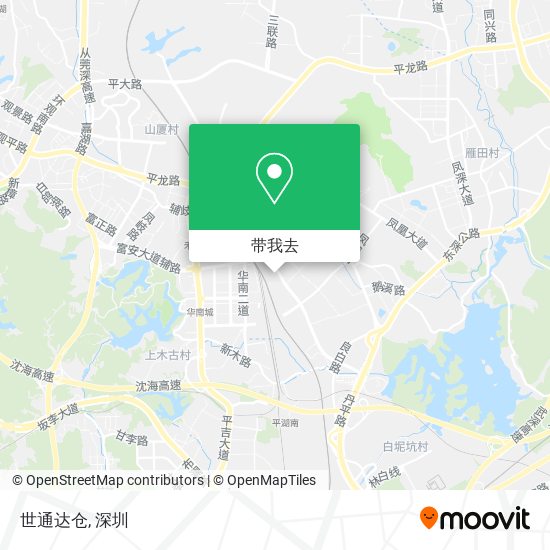 世通达仓地图