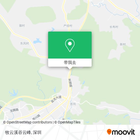 牧云溪谷云峰地图