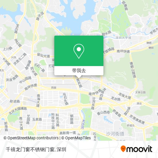 千禧龙门窗不锈钢门窗地图