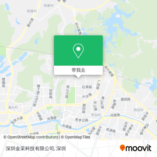 深圳金采科技有限公司地图