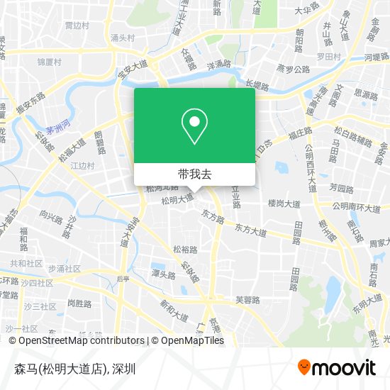 森马(松明大道店)地图