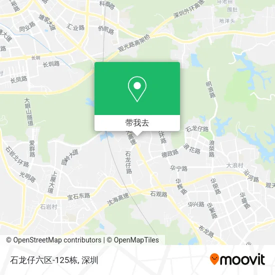 石龙仔六区-125栋地图