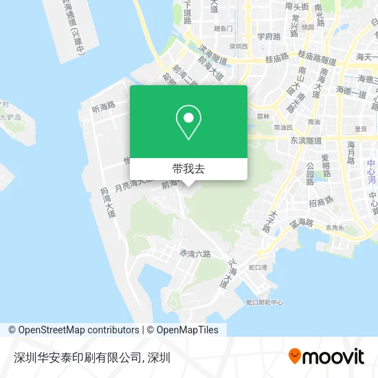 深圳华安泰印刷有限公司地图