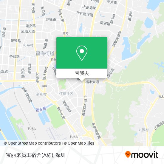 宝丽来员工宿舍(A栋)地图