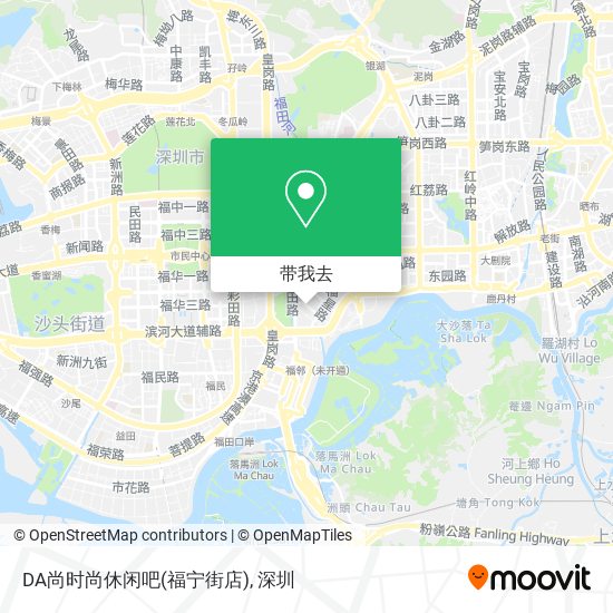 DA尚时尚休闲吧(福宁街店)地图