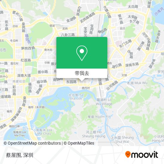 蔡屋围地图